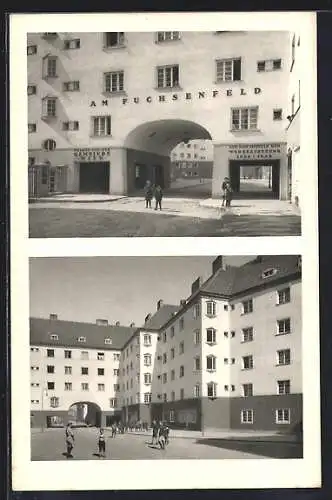 AK Wien, Wohnhausbauten der Gemeinde, Am Fuchsenfeld