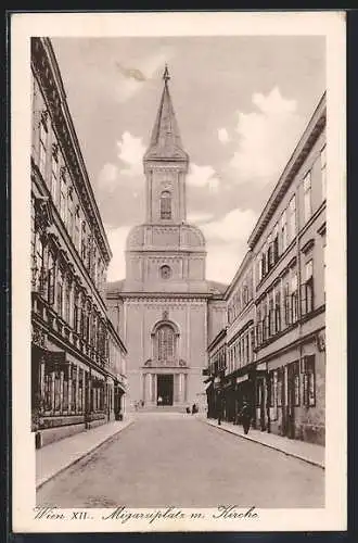 AK Wien, Migarziplatz mit der Kirche