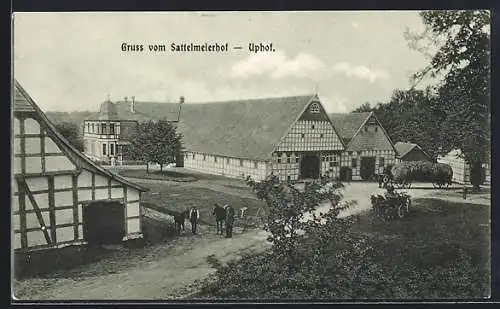 AK Bielefeld, Strassenblick auf Sattelmeierhof - Uphof