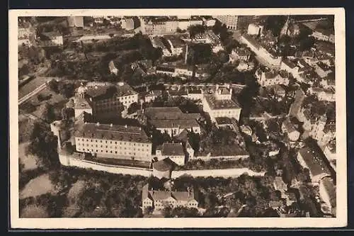 AK Zeitz a. Elster, Moritzburg, Fliegeraufnahme, Ganzsache WHW Winterhilfswerk 1934 /35