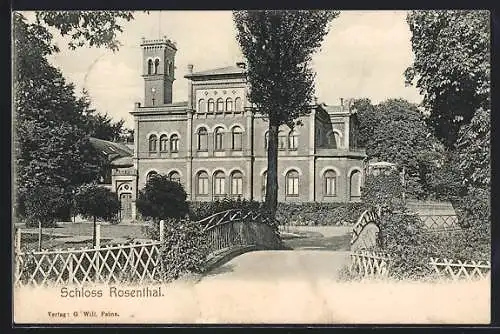 AK Peine, Brücke zum Schloss Rosenthal