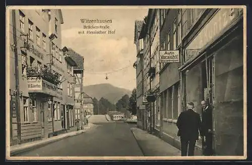 AK Witzenhausen, Hessischer Hof, Bes. Hch. Günther, Brückenstrasse