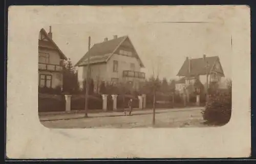 Foto-AK Hamburg-Rahlstedt, Villa Lese, Krögerstrasse, 1919