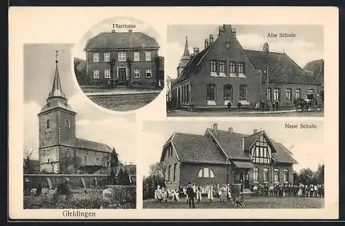 AK Gleidingen, Pfarrhaus, Alte und Neue Schule