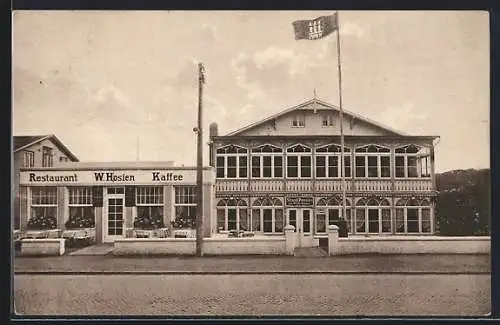 AK Niendorf / Ostseebad, Hotel Strandpension von W. Hosien, Aussenansicht