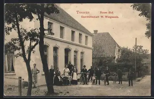 AK Tossens, Gasthaus Neuer Hof v. W. Wiegmann