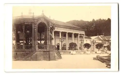 Fotografie L. Meder, Heidelberg, Ansicht Baden-Baden, Conversations Haus und Musik Pavillon