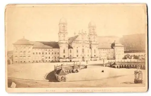 Fotografie Garcin, Geneve, Ansicht Einsiedeln, Le Monastere, Blick nach dem Kloster