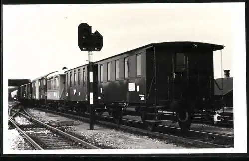 Fotografie österreichische Eisenbahn ÖBB, Güter - und Passagierwaggon's