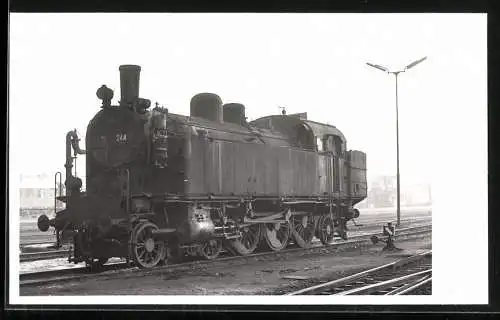 Fotografie ÖBB österreichische Eisenbahn, Dampflok, Lokomotive Nr. 77.244