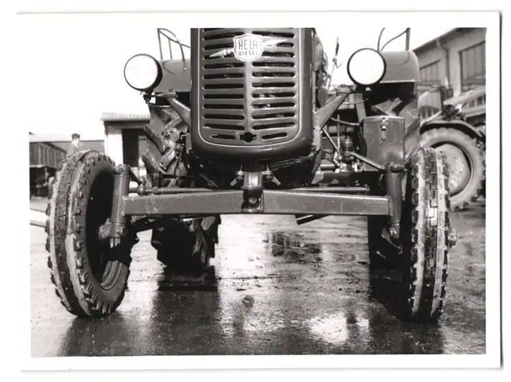 210 Fotografien Werkfotos, Ansicht Aulendorf / Oberschwaben, HELA Schlepperfabrik Hermann Lanz, Traktor - Fabrikation 11