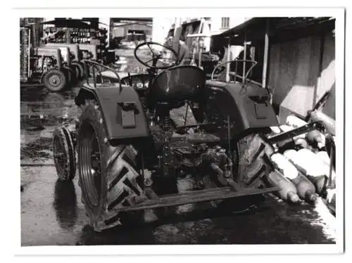 210 Fotografien Werkfotos, Ansicht Aulendorf / Oberschwaben, HELA Schlepperfabrik Hermann Lanz, Traktor - Fabrikation