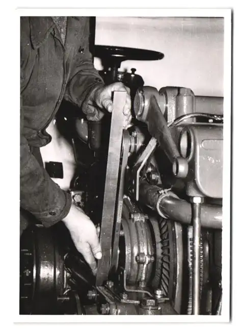 210 Fotografien Werkfotos, Ansicht Aulendorf / Oberschwaben, HELA Schlepperfabrik Hermann Lanz, Traktor - Fabrikation 68