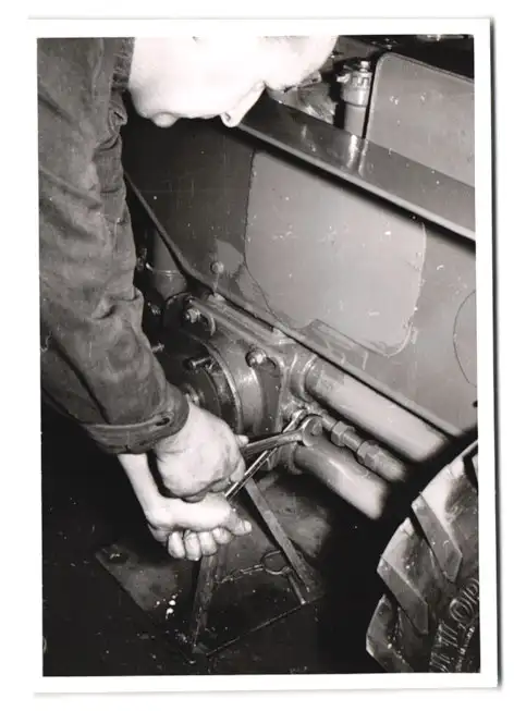 210 Fotografien Werkfotos, Ansicht Aulendorf / Oberschwaben, HELA Schlepperfabrik Hermann Lanz, Traktor - Fabrikation 76