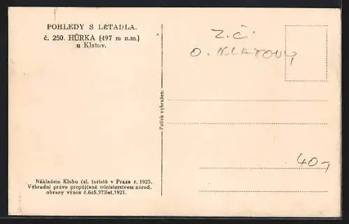 AK Hurka u Klatov, Pohledy s Létadla