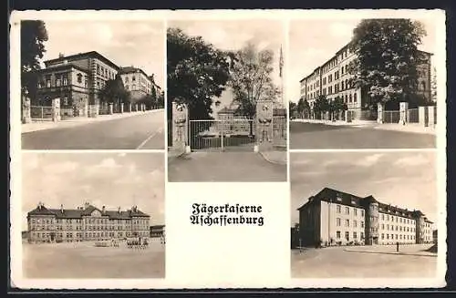 AK Aschaffenburg, Motive der Jägerkaserne