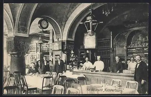 AK Hamburg, Grand Café Klosterburg, Carl Schultz