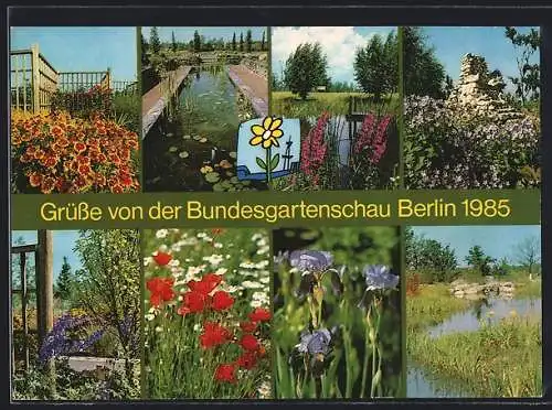 AK Berlin, Bundesgartenschau 1985, blühende Gärten