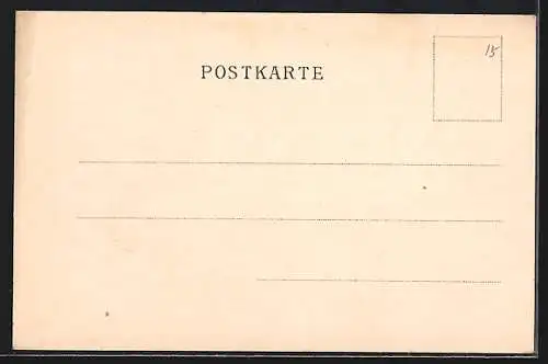 Künstler-Lithographie Henri Cassiers: Marken, Paar in Tracht, Niederlande