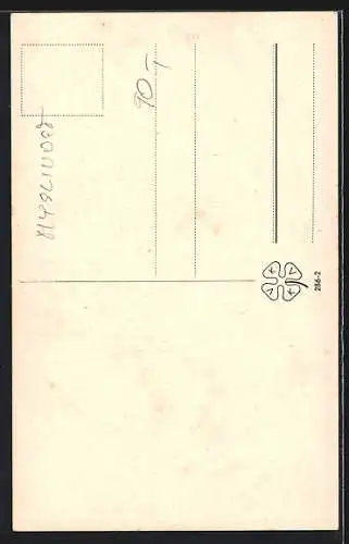 AK Zwei Hirsche auf einer Waldlichtung röhren lautstark