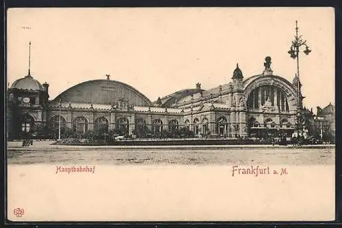 AK Frankfurt, Partie am Hauptbahnhof