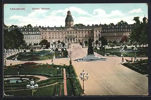 AK Karlsruhe, Grossherzogl. Schloss