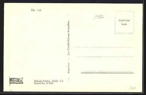 AK Heinkel He 116, Flugzeug, Fliegeraufnahme, 