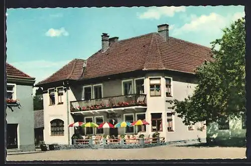 AK Krumau /Kamp, Gasthof u. Fleischhauerei Heinrich Märkl