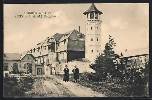 AK Keilberg, Ortspartie mit Hotel