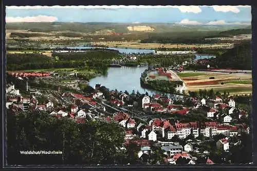 AK Waldshut /Hochrhein, Ortsansicht aus der Vogelschau