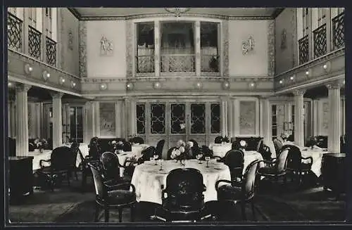 AK Passagierschiff Deutschland der Hamburg-Amerika Linie, Speisesaal 1. Klasse