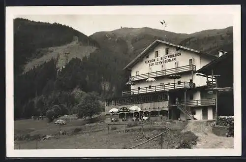 AK Zell am See, restauration u. Pension zur Schwebebahn, Inh. Fritz Kierner