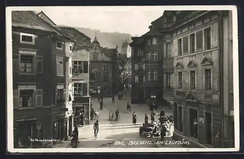 AK Bregenz a. Bodensee, Strassenpartie am Leutbühl