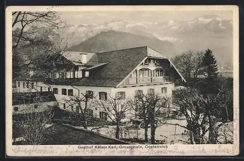 AK Grossgmain, Gasthof Kaiser Karl