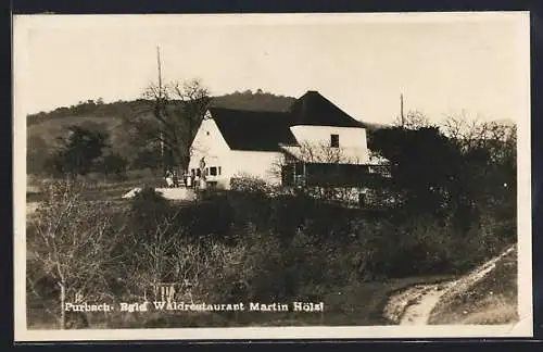 AK Purbach /Bgld., Waldrestaurant Martin Hölzt