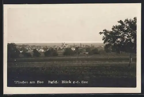 AK Winden am See, Blick gegen den See