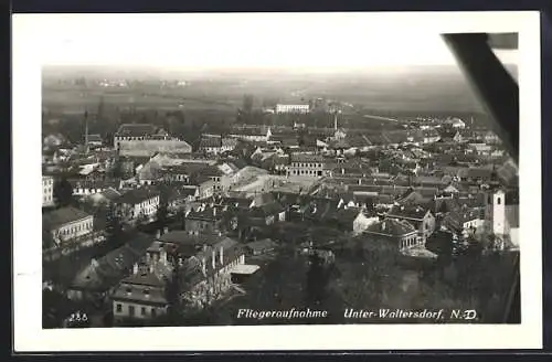 AK Unter-Waltersdorf, Fliegeraufnahme