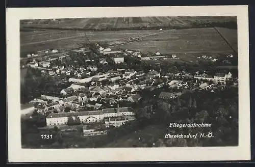 AK Ebreichsdorf /N.-Ö., Fliegeraufnahme der Ortschaft