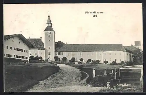 AK Dorfbeuern, Blick auf das Stift Michaelbeuern