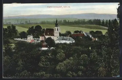 AK Ebreichsdorf, Blick auf die Kirche