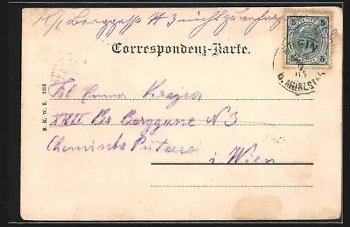 AK Mariazell, Ortsansicht, Strasse von Neuberg über Frein nach Mariazell