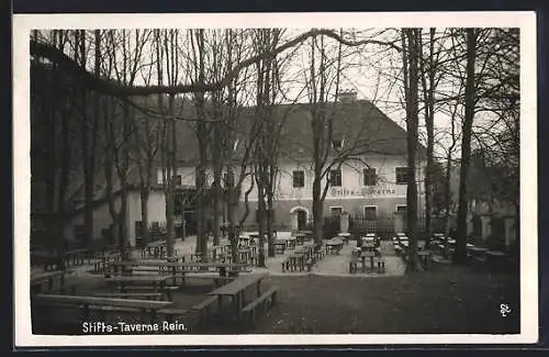 AK Gratwein-Strassengel, Stifts-Taverne Rein mit Garten