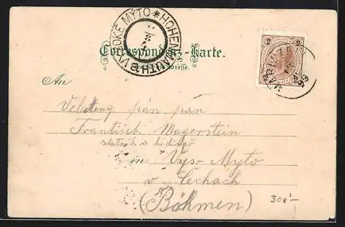 Lithographie Maria Zell, Wallfahrtskirche, Sigmundsberg und Entstehung von Maria Zell