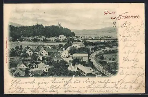 AK Gratwein-Strassengel, Judendorf aus der Vogelschau