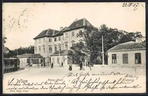 AK Wien, Hietzing, Herrenhaus Kaiser Stöckl