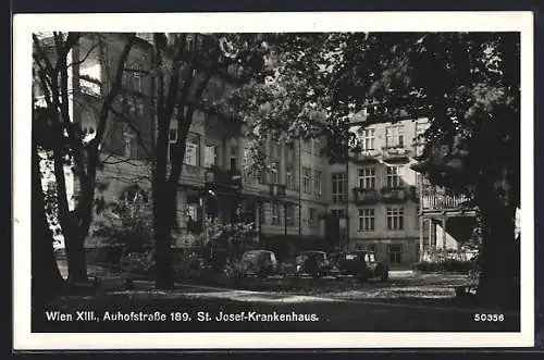 AK Wien, St. Josef-Krankenhaus in der Auhofstrasse 189