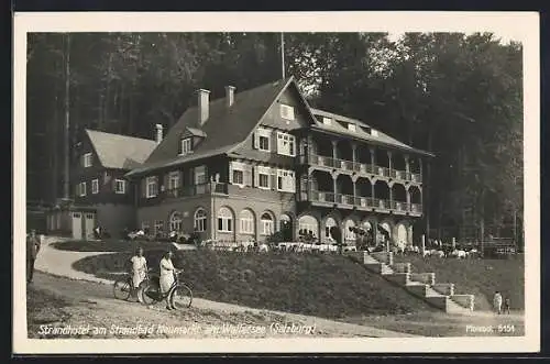 AK Neumarkt am Wallersee, Strandhotel am Strandbad