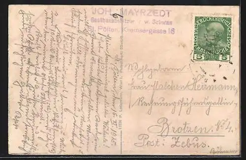 AK St. Pölten, Kaiser Franz Josef Kaserne, Einquartierungshaus, Rainer-Kaserne, Karmeliter-Kaserne