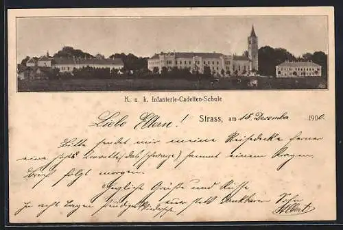 AK Strass in Steiermark, K. u. k. Infanterie-Cadetten-Schule