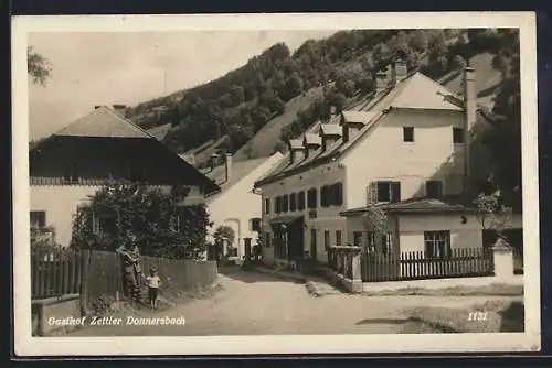 AK Donnersbach, Der Gasthof Zettler